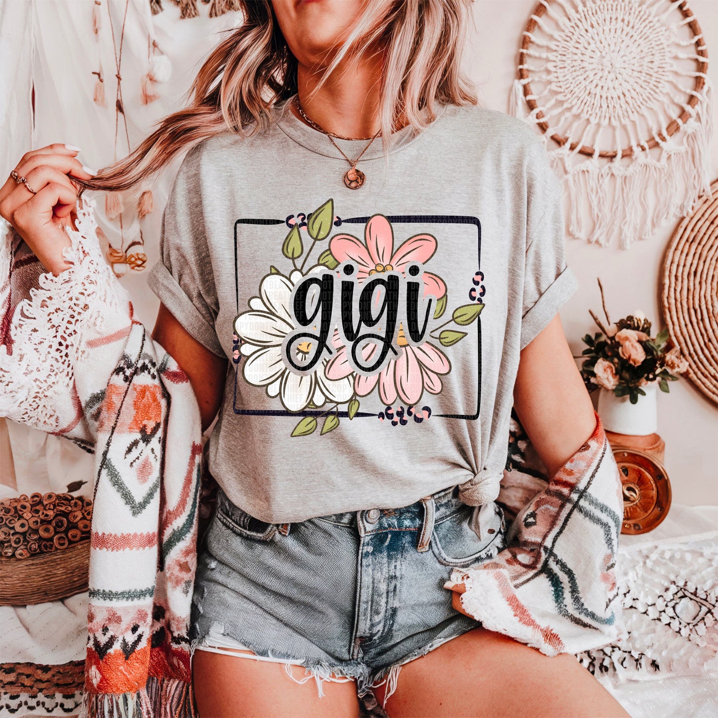 Spring Floral Names- DTF Transfer
