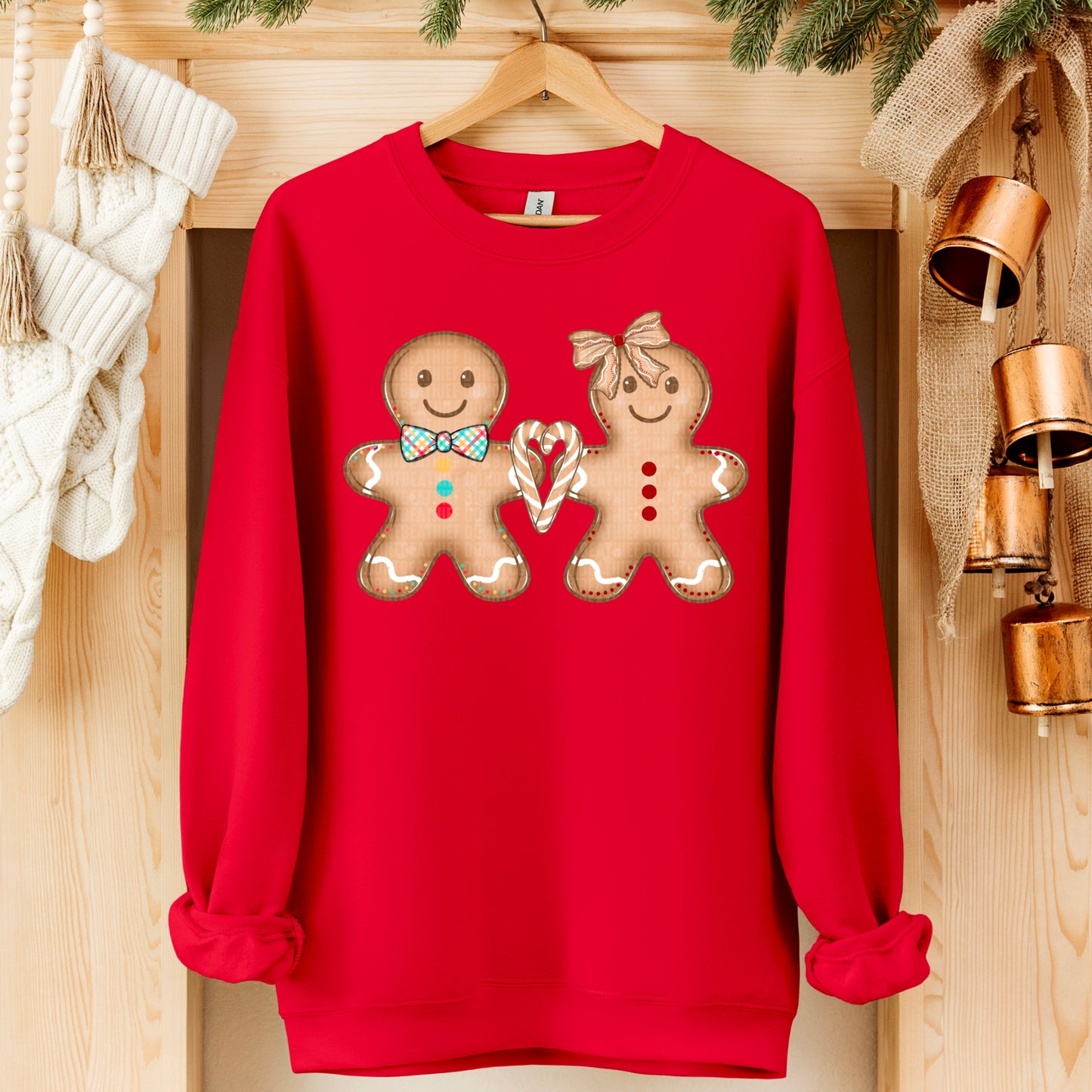 Gingerbread couple- DTF Transfer