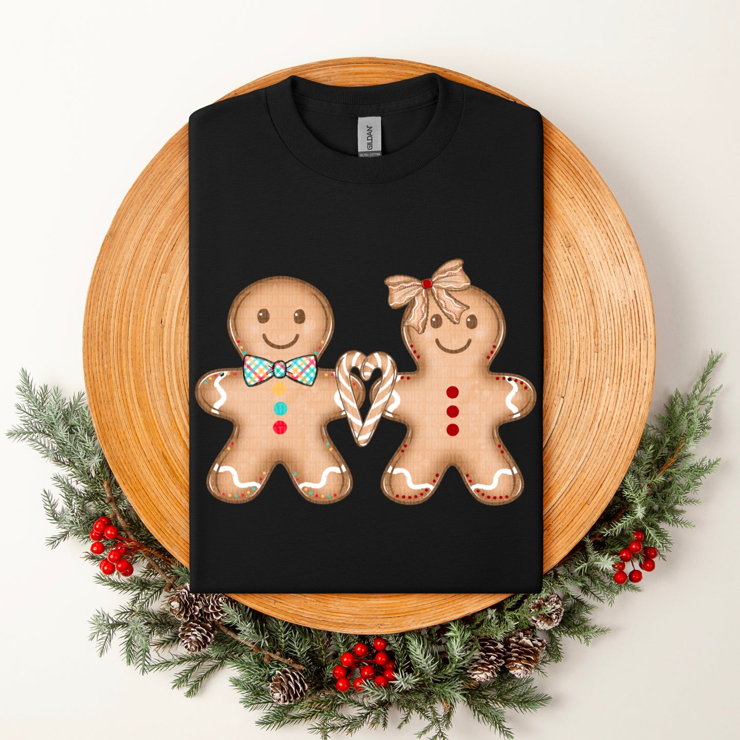 Gingerbread couple- DTF Transfer