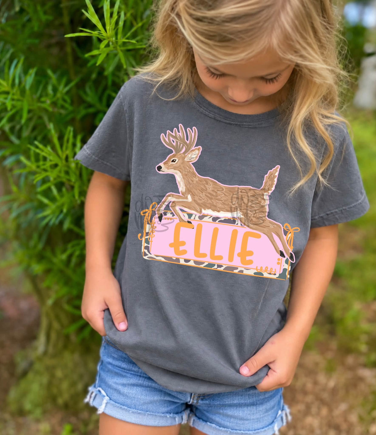 Girl Deer - CUSTOM- DTF transfer