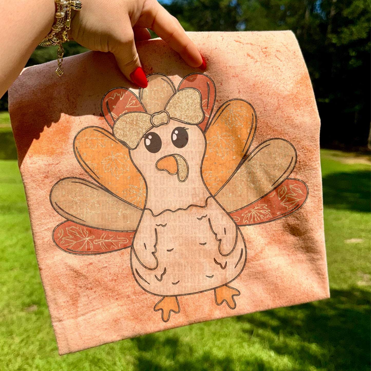 Glitter Turkey- DTF Transfer