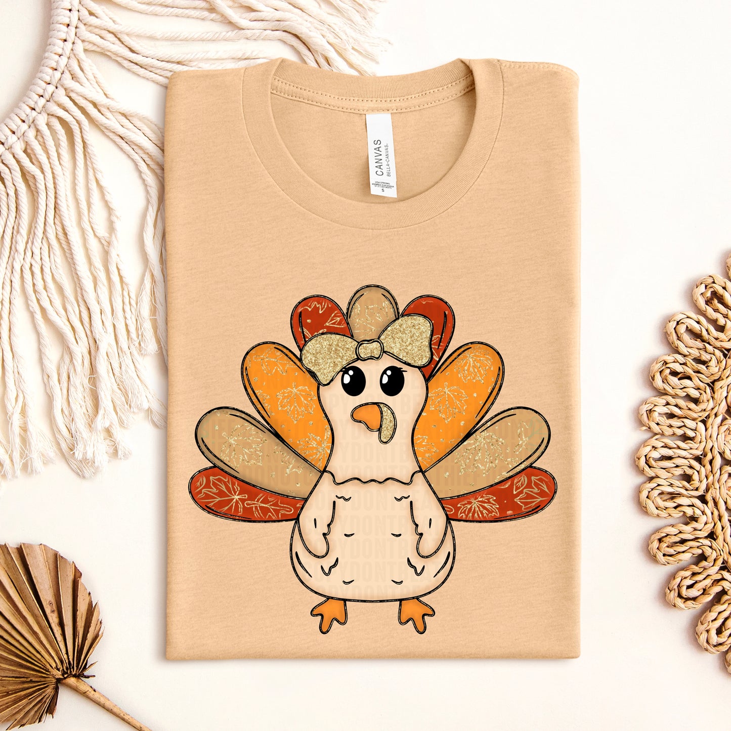 Glitter Turkey- DTF Transfer