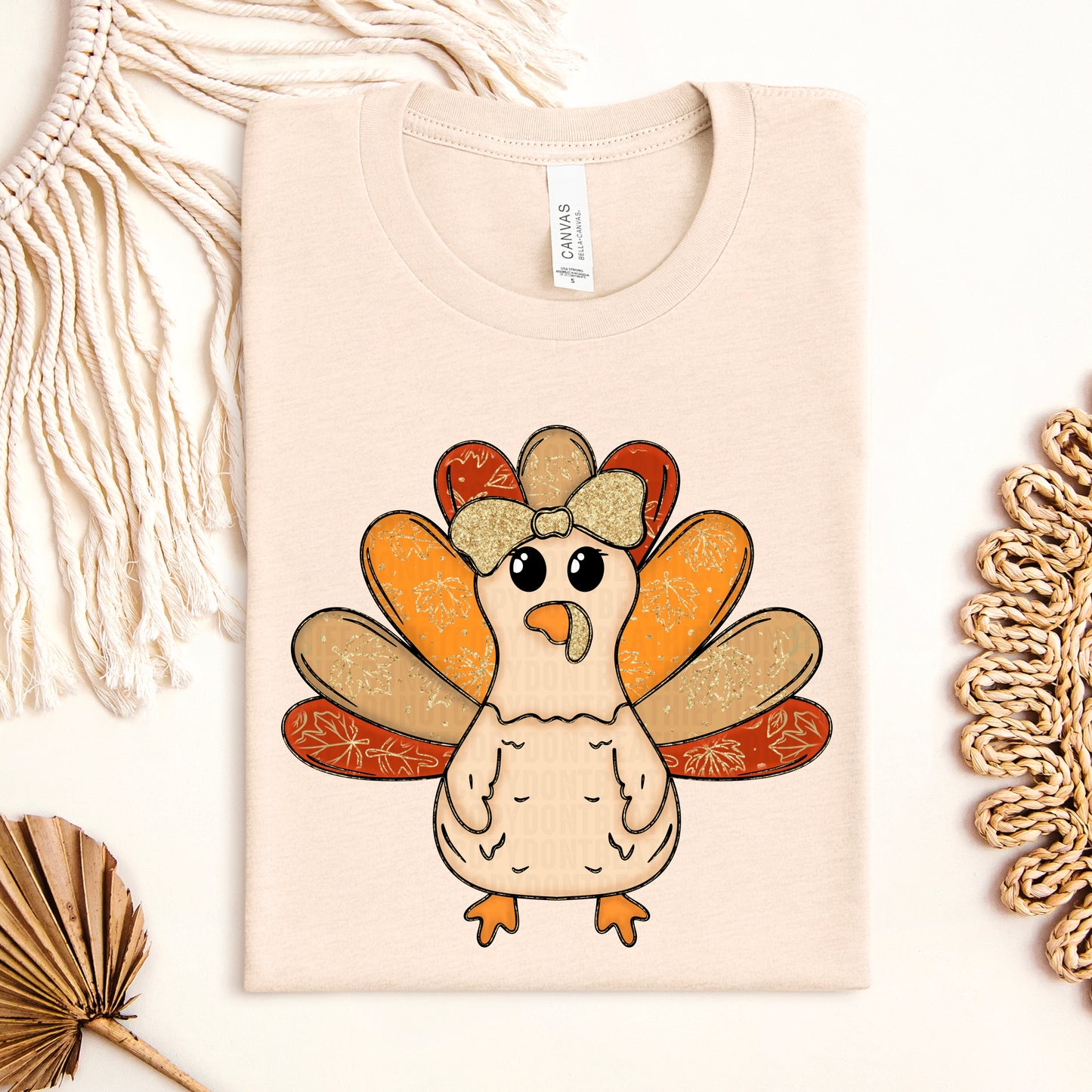 Glitter Turkey- DTF Transfer