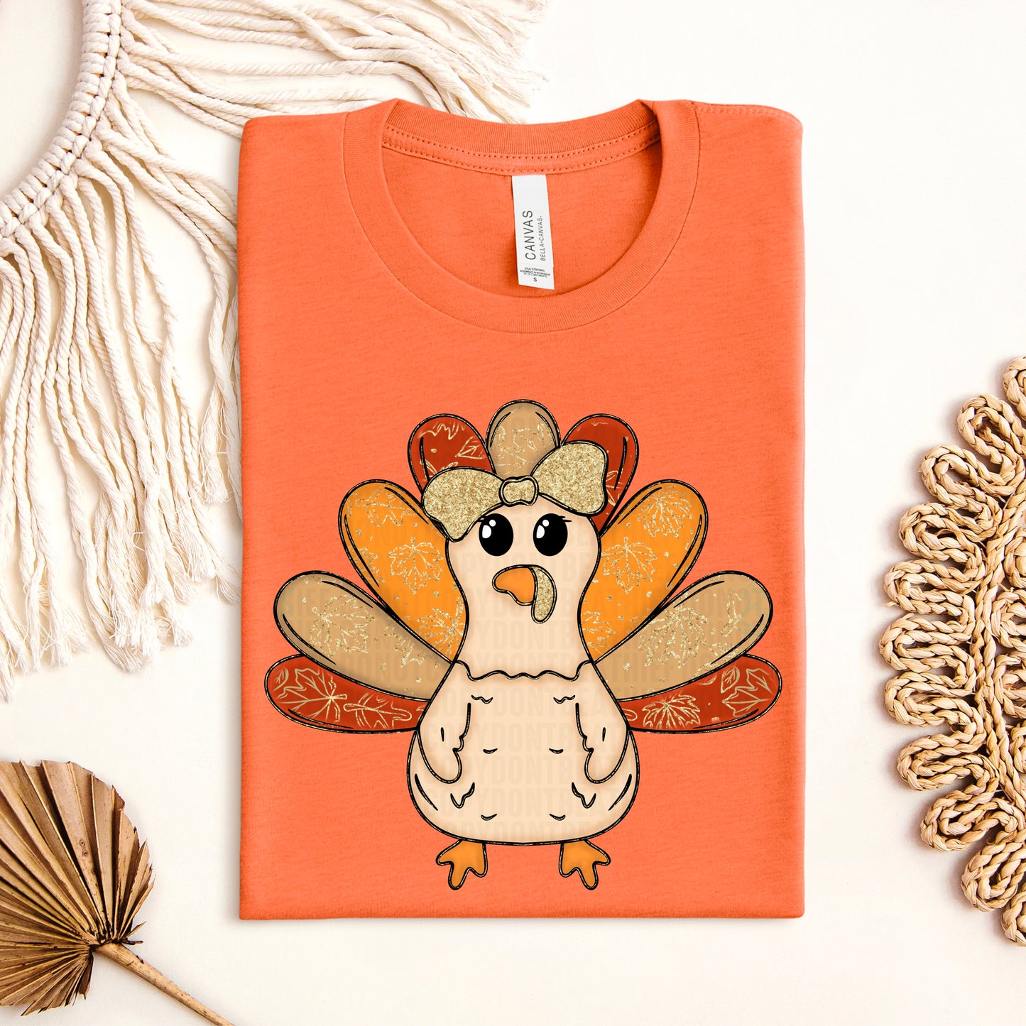 Glitter Turkey- DTF Transfer