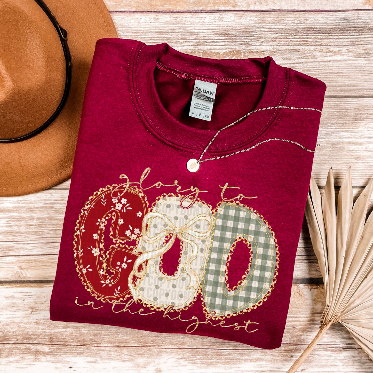 Glory to God in the highest- DTF Transfer