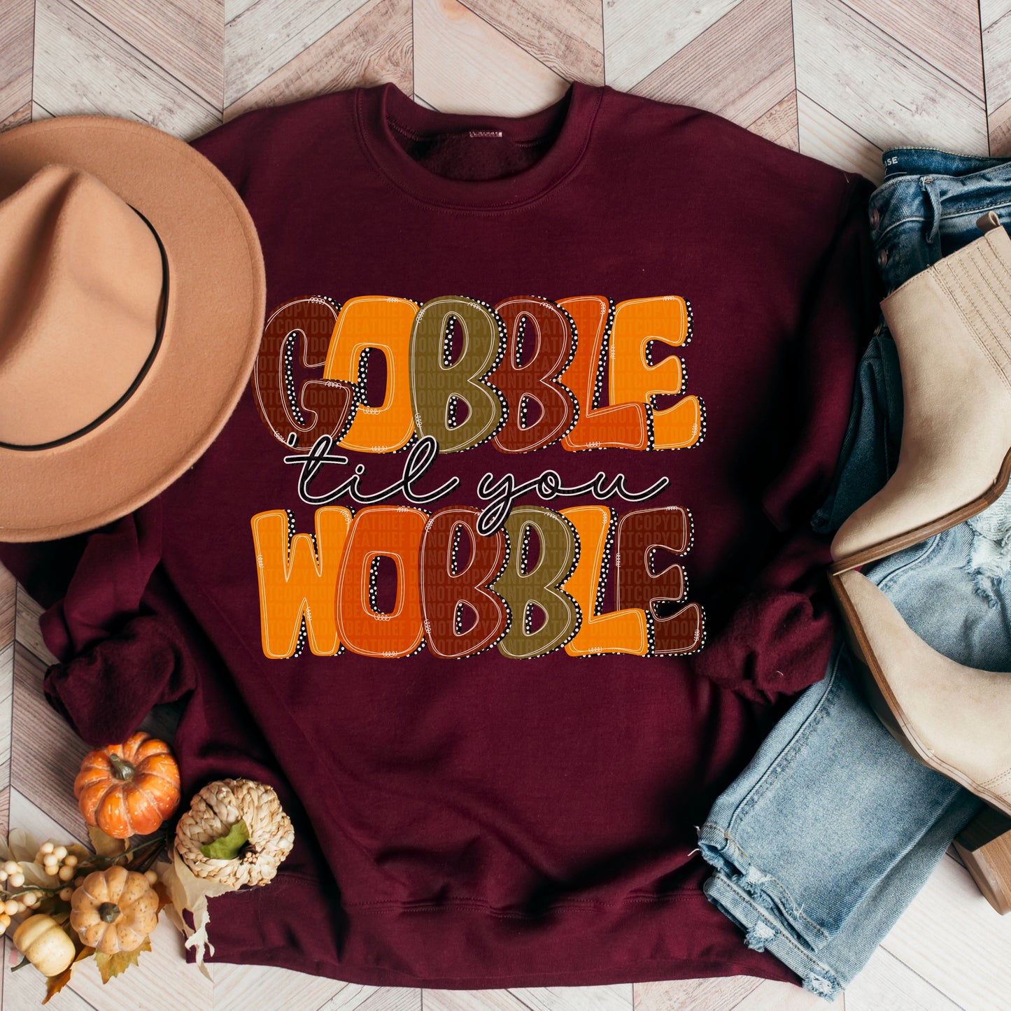 Gobble till you wobble-DTF Transfer