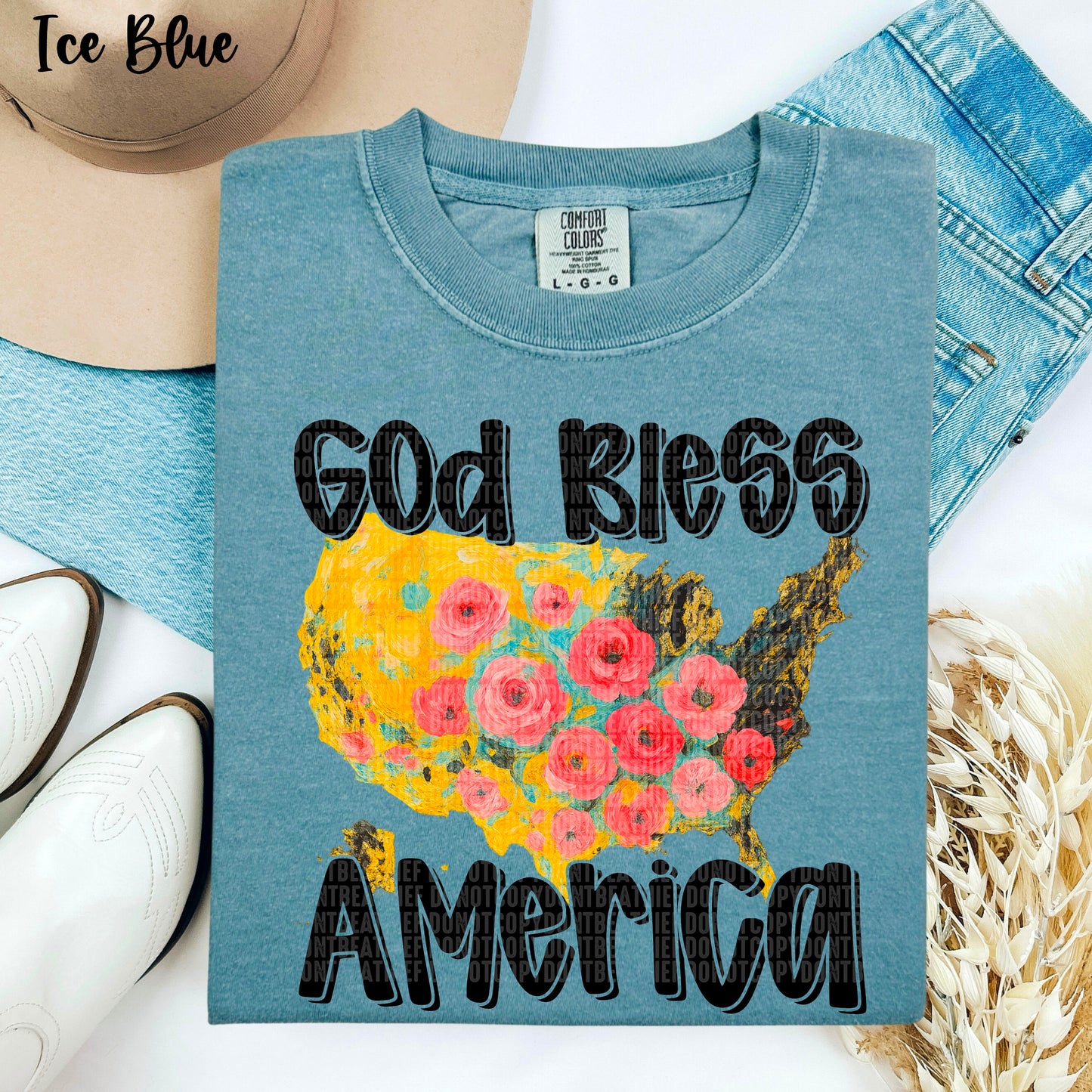 God Bless America-DTF Transfer