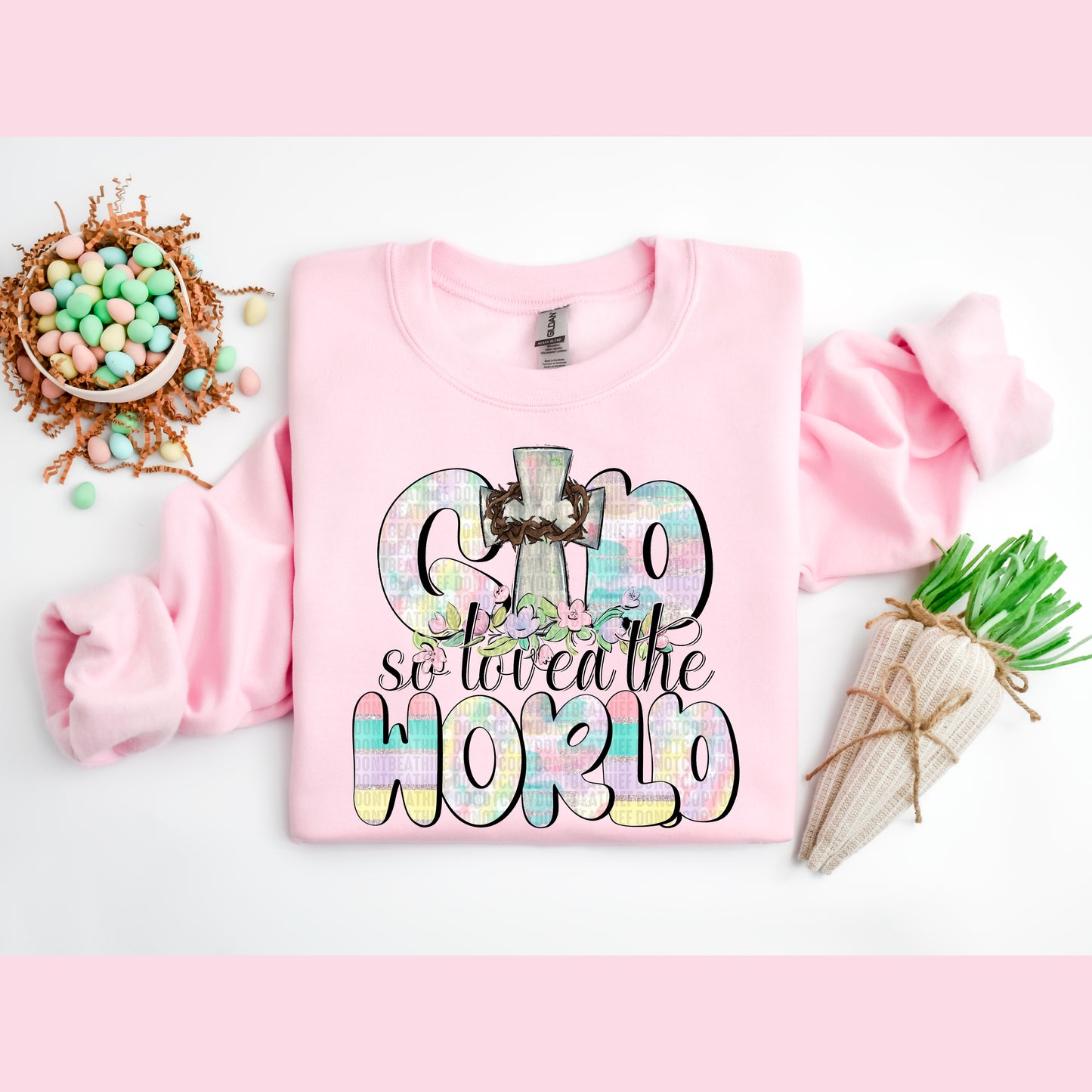 God so loved the world- DTF Transfer