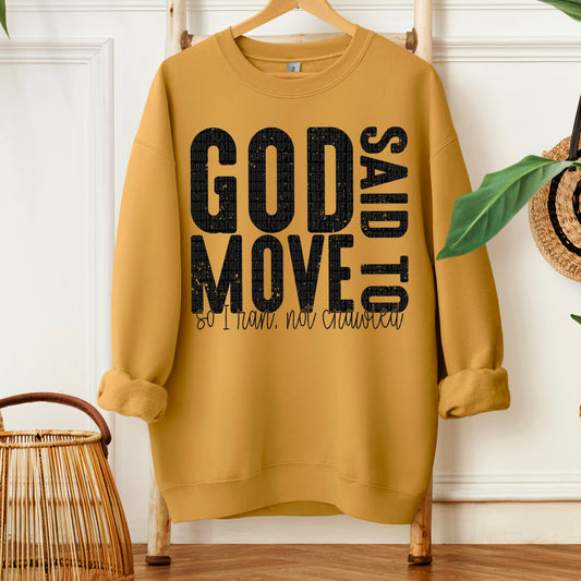 God said to move-DTF Transfer