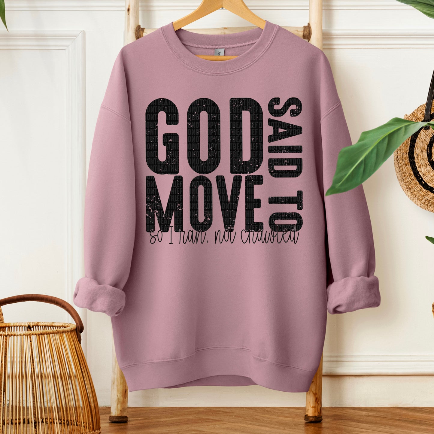 God said to move-DTF Transfer
