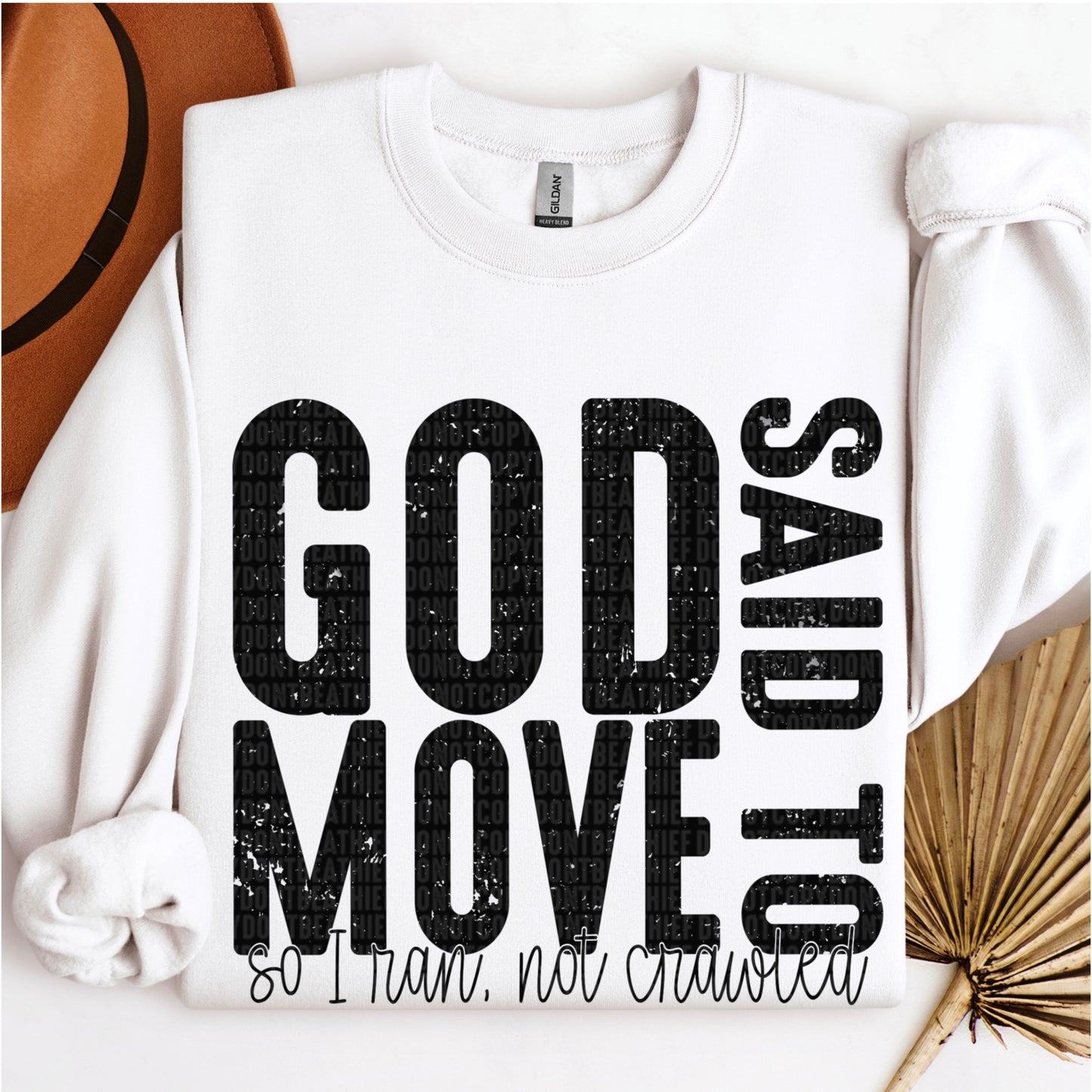 God said to move-DTF Transfer