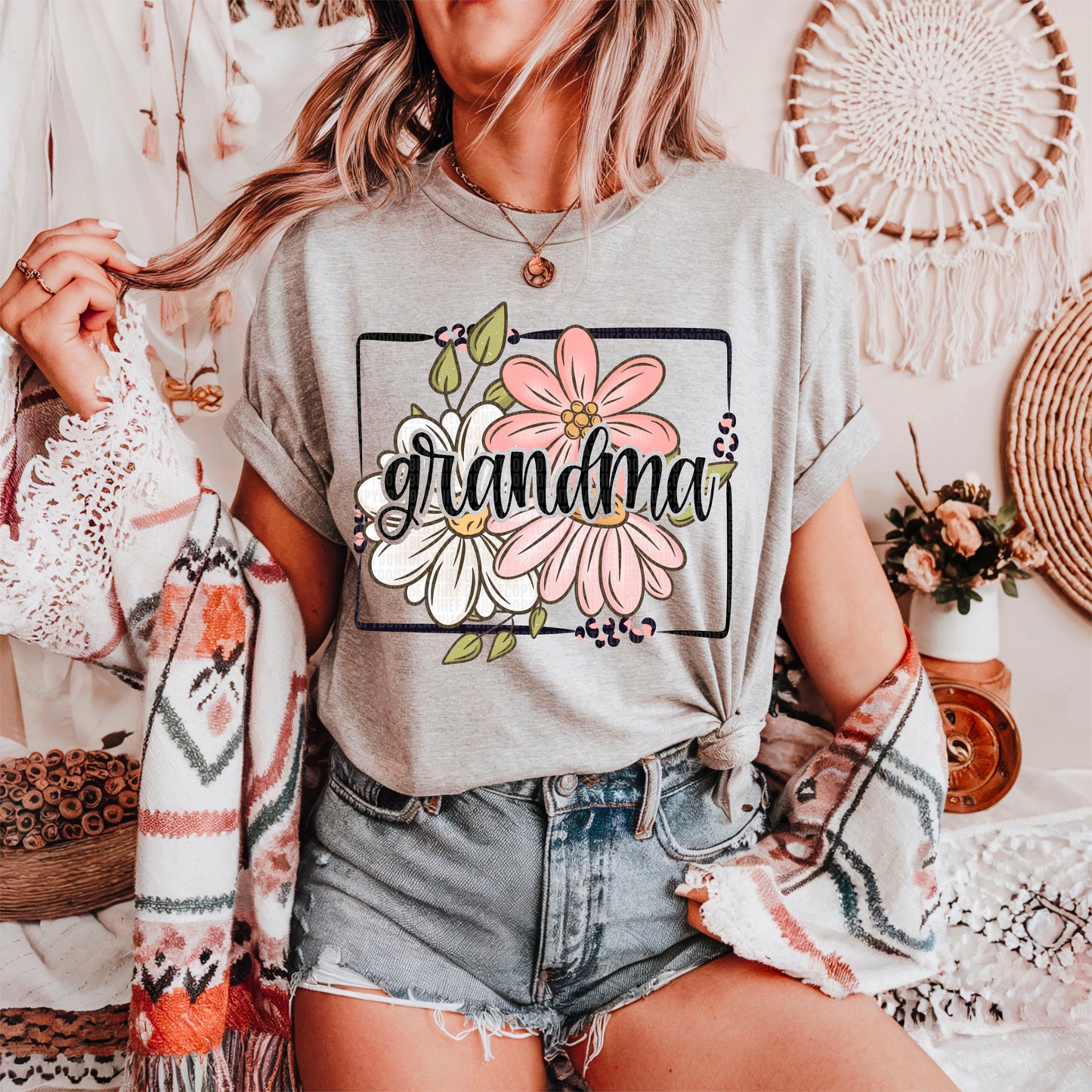 Spring Floral Names- DTF Transfer
