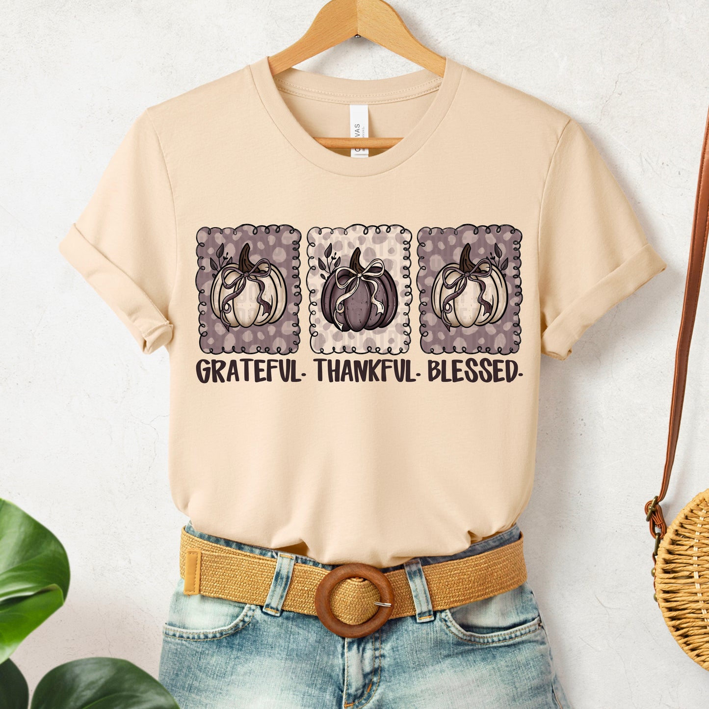 Grateful Thankful Blessed- DTF Transfer