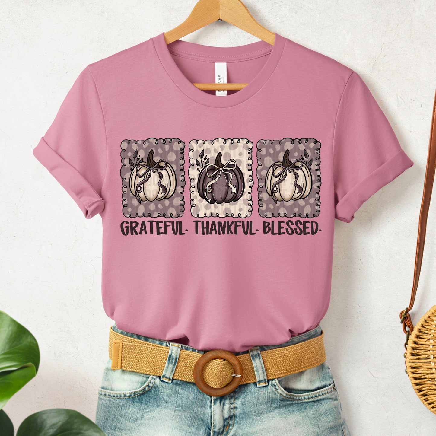 Grateful Thankful Blessed- DTF Transfer