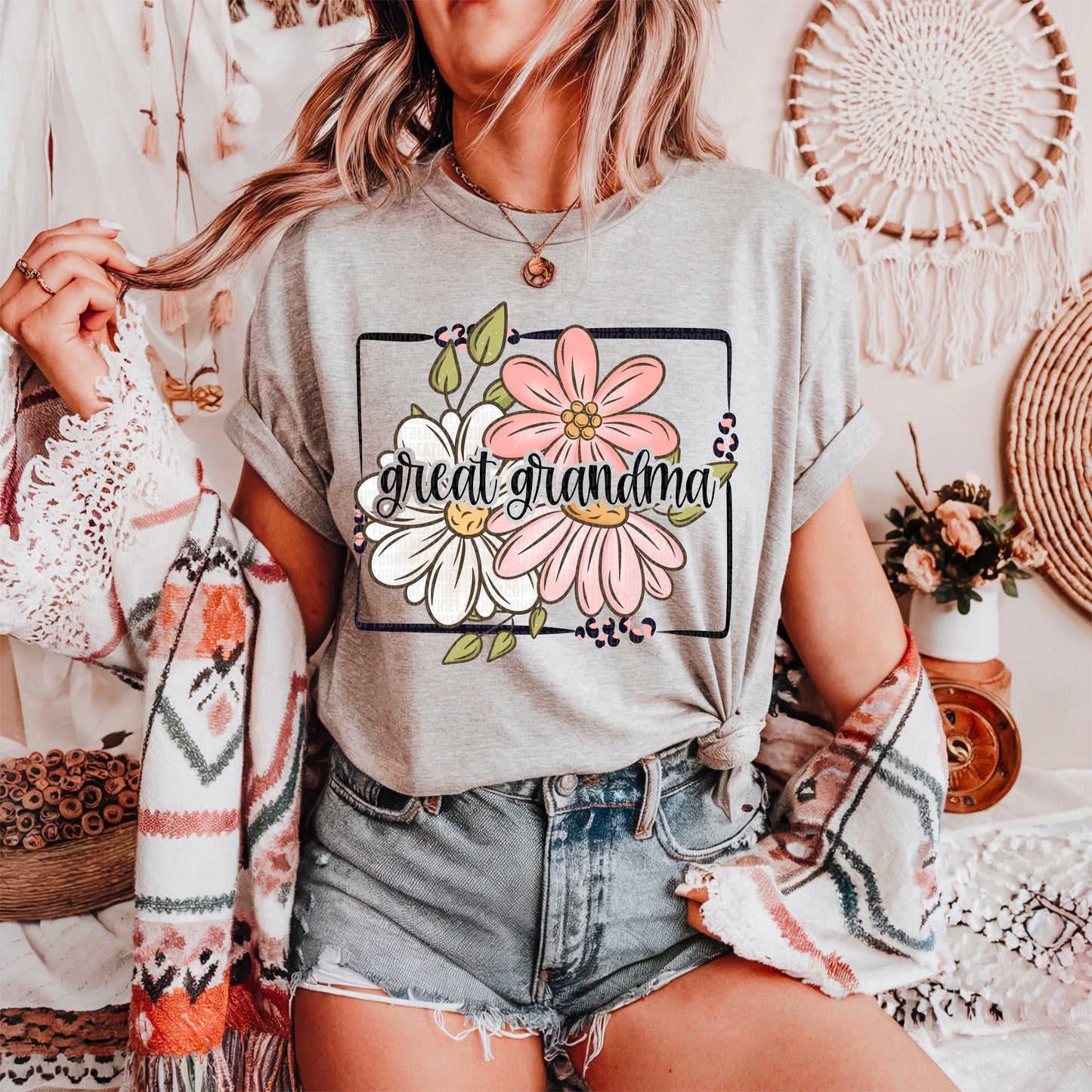 Spring Floral Names- DTF Transfer