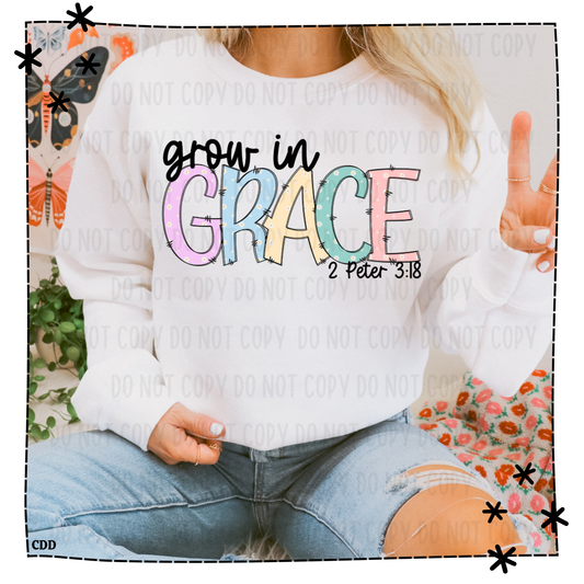 Grow in Grace PC - Bella Canvas