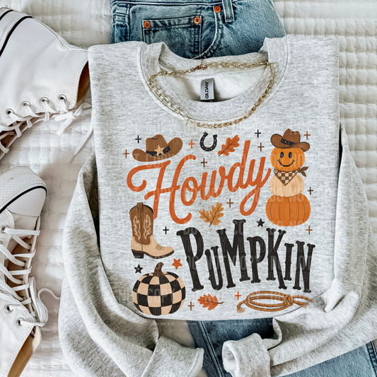 Howdy Pumpkin - DTF Transfer