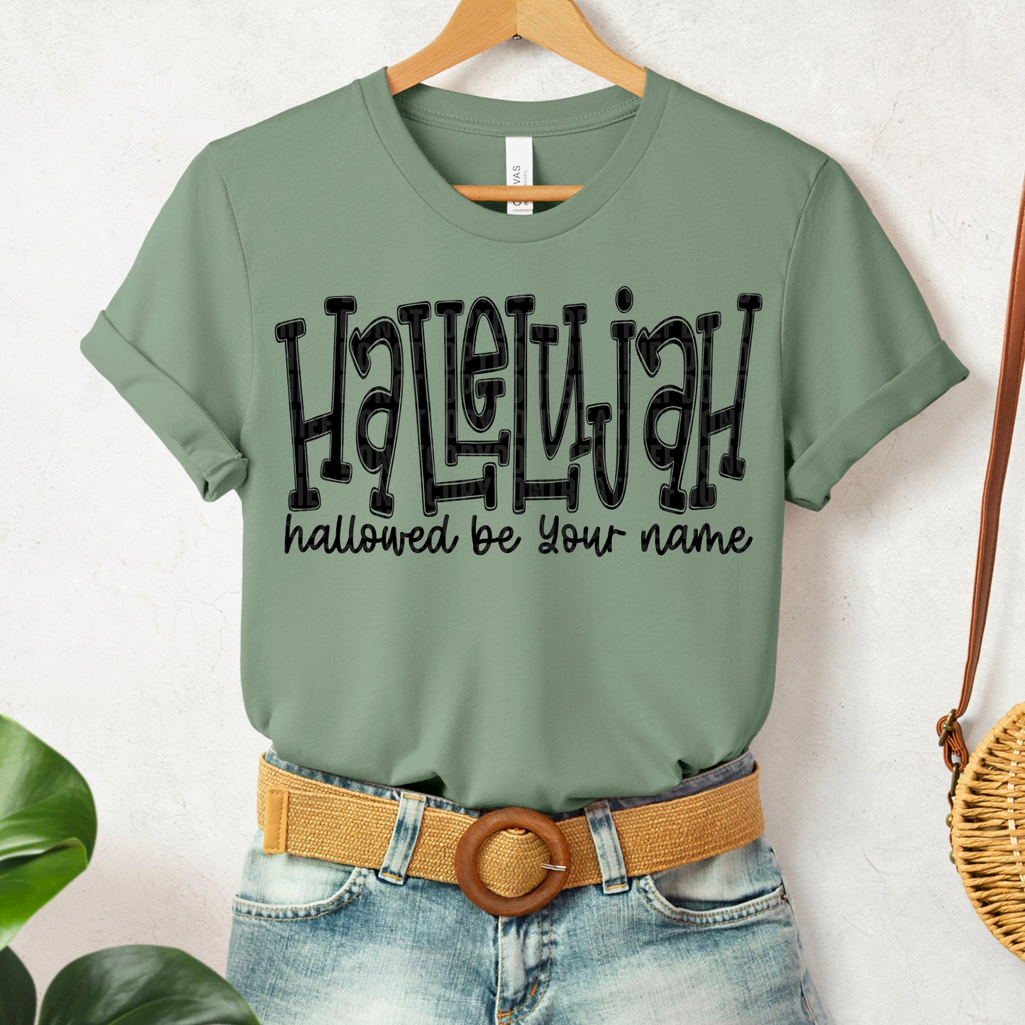 Hallelujah Hollowed be your name- DTF Transfer