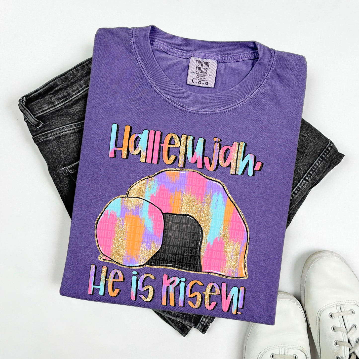 Hallelujah, He is risen!- DTF Transfer