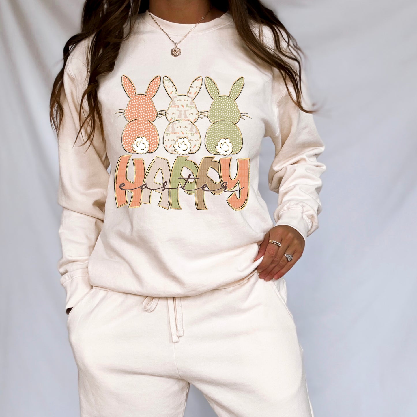 Happy Easter Bunnies- DTF Transfer