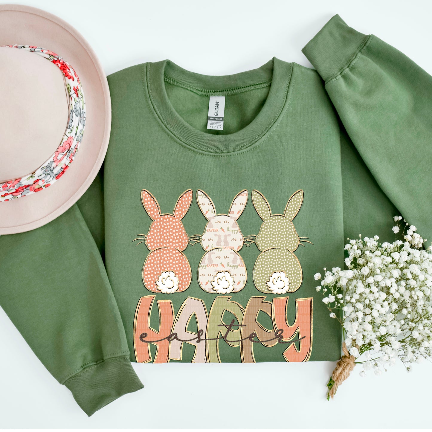 Happy Easter Bunnies- DTF Transfer