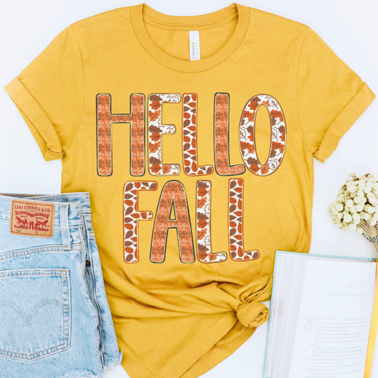Hello Fall-DTF Transfer