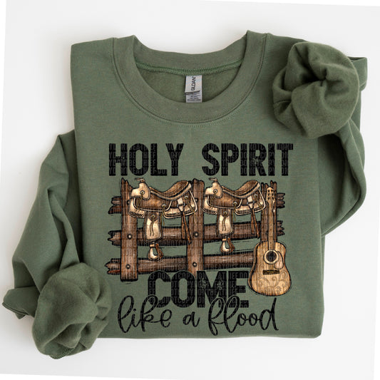 Holy Spirit Come like a flood-DTF Transfer