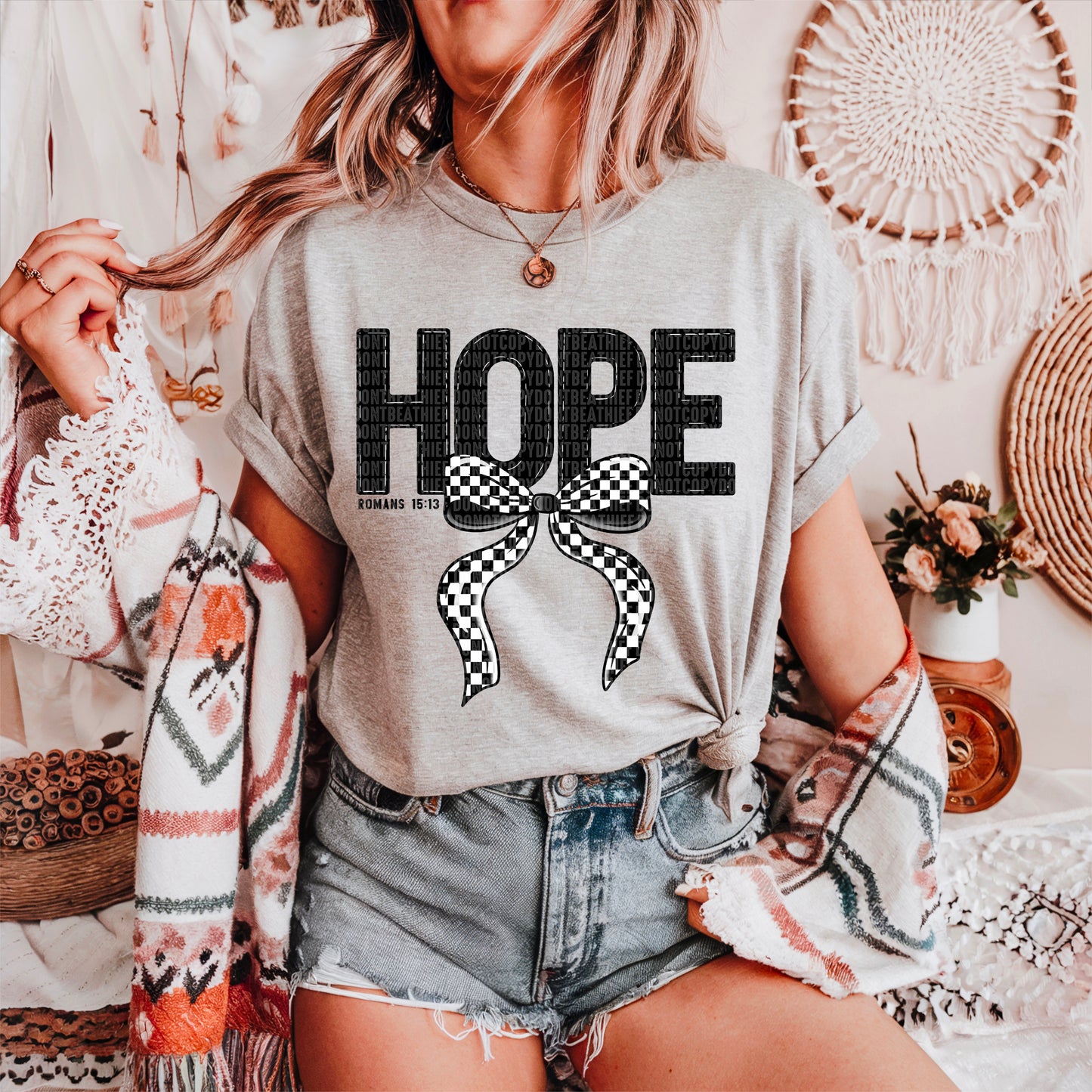 Hope Romans 15:13- DTF Transfer