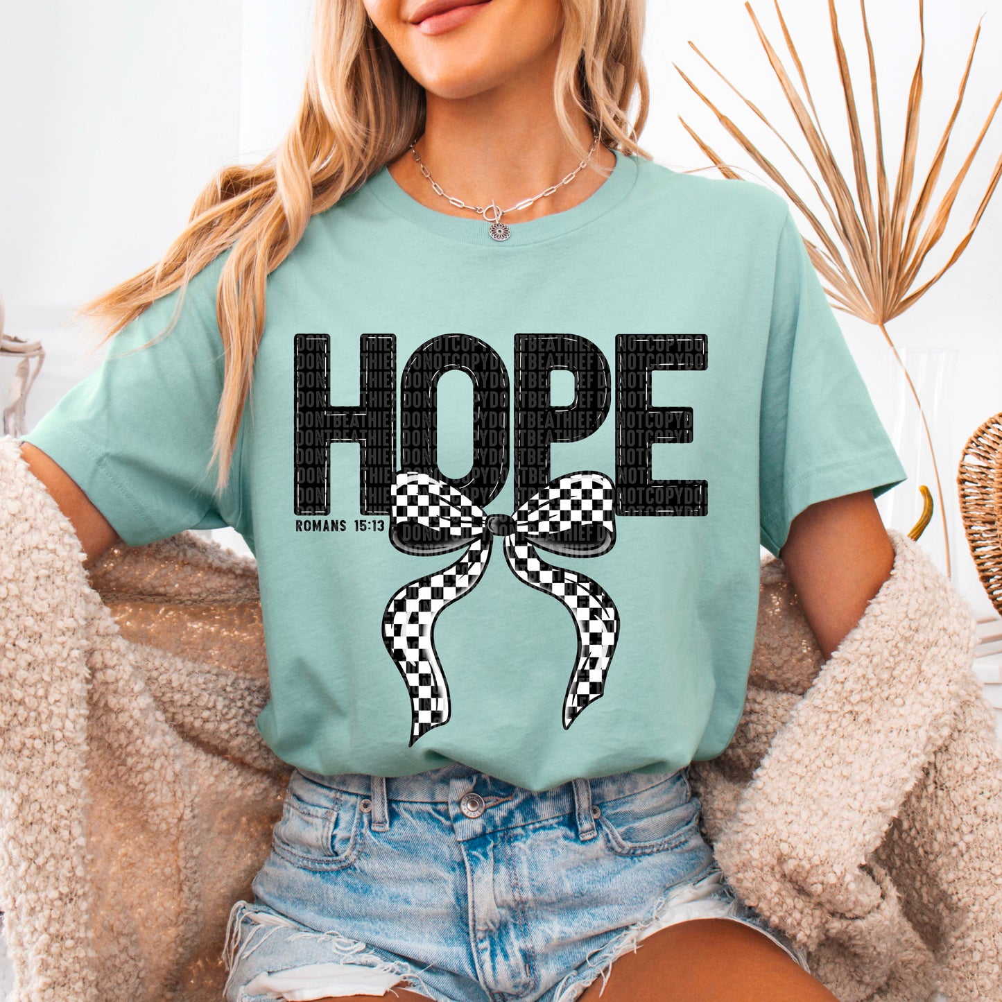 Hope Romans 15:13- DTF Transfer