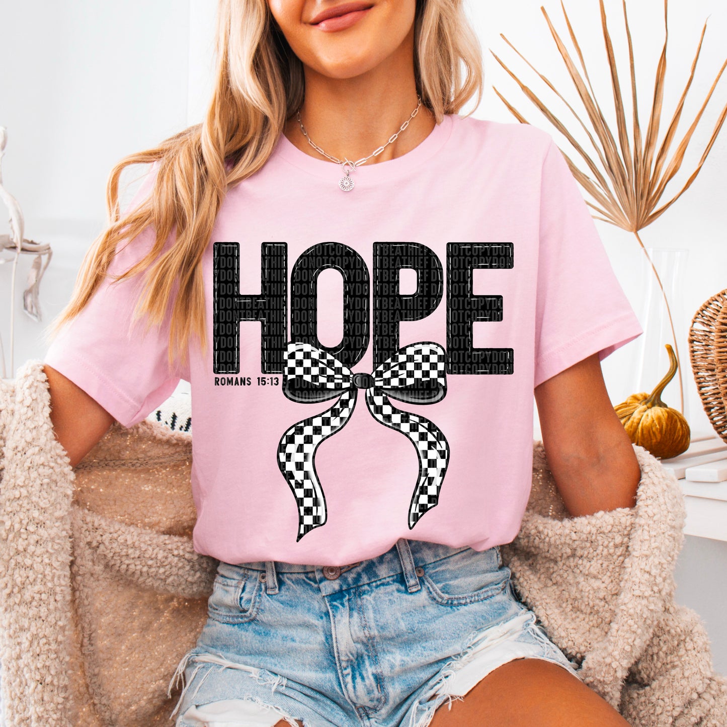 Hope Romans 15:13- DTF Transfer