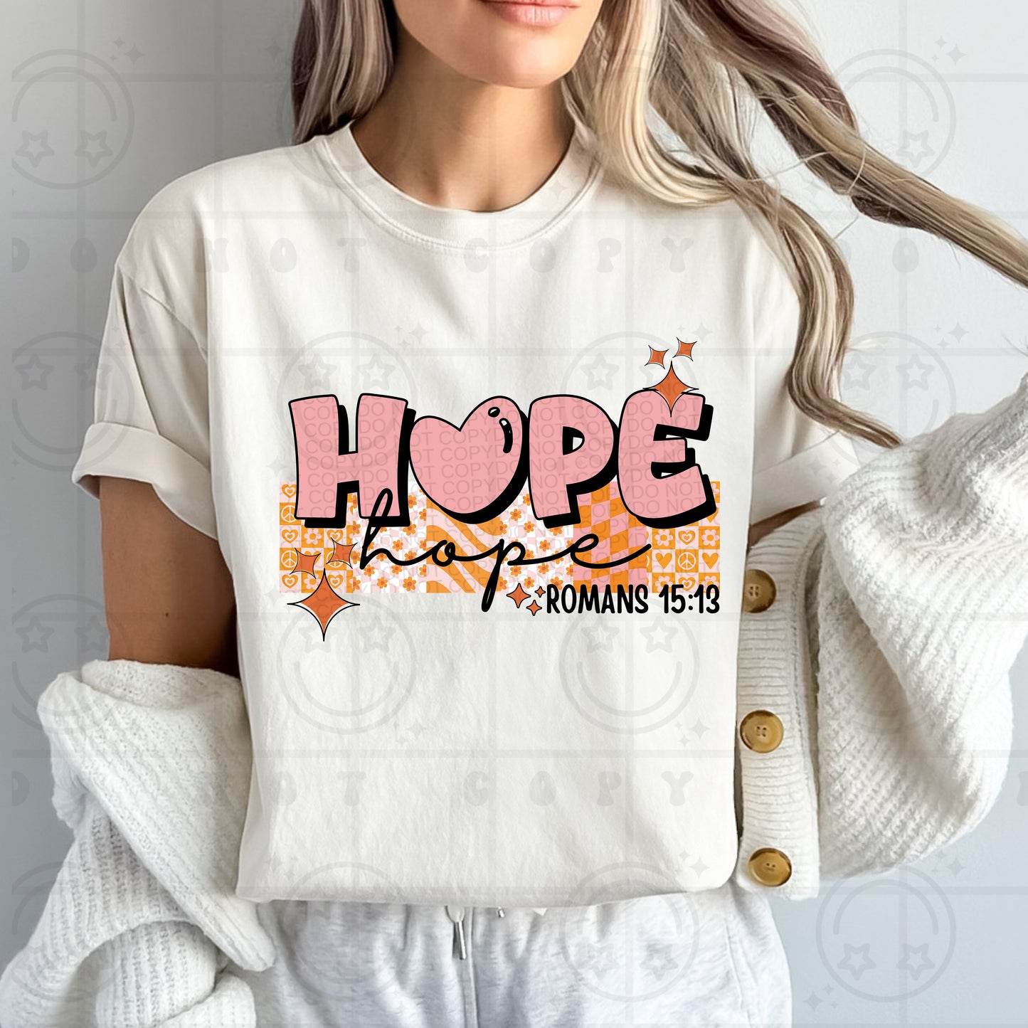 Hope Romans 15:13-DTF Transfer