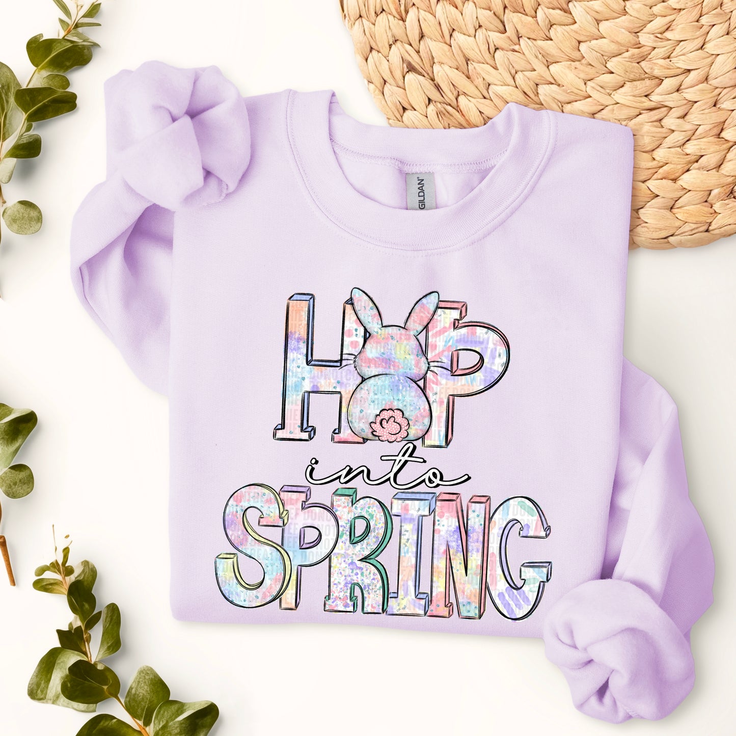 Hop into spring- DTF Transfer