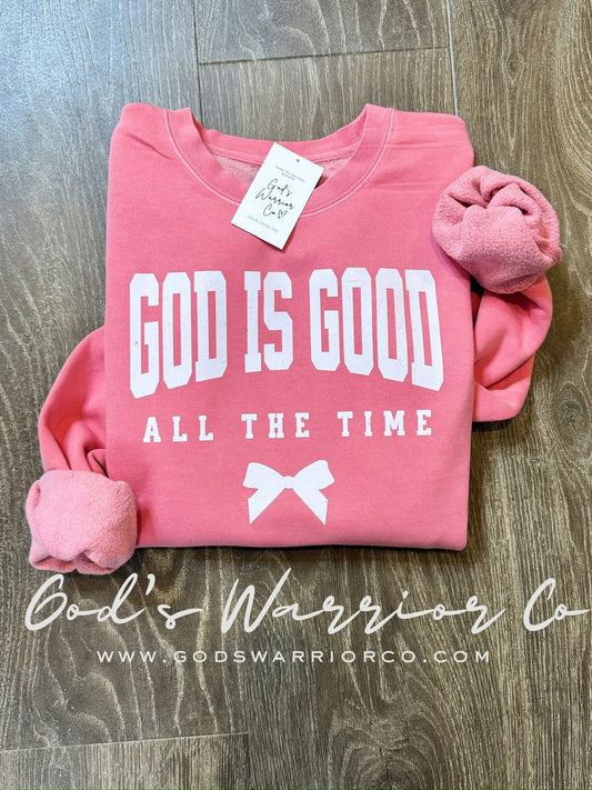 God is good all the time white distressed - DTF Transfer