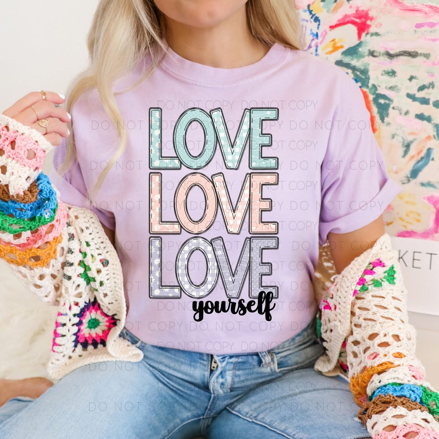 Love love love yourself-DTF Transfer