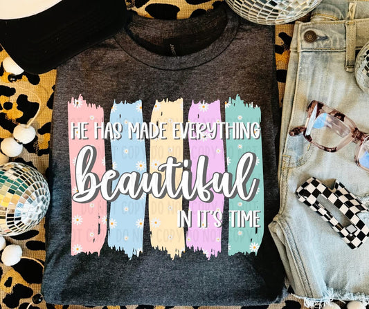 He has made everything beautiful in it’s time-DTF Transfer