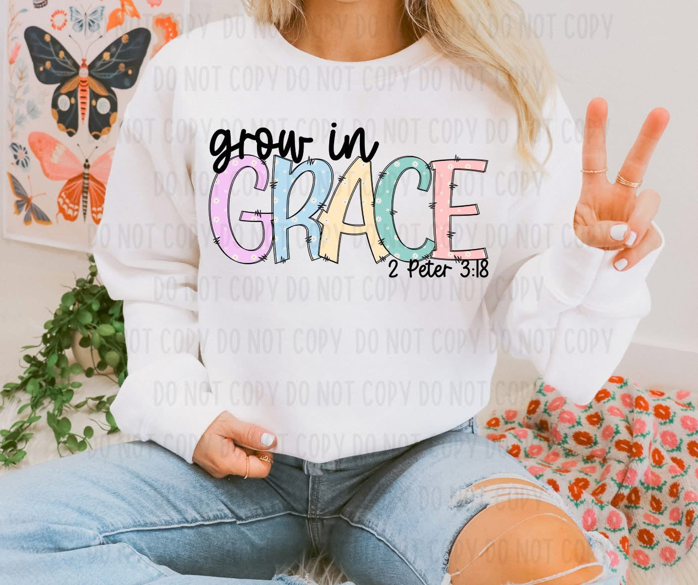Grow in Grace-DTF Transfer