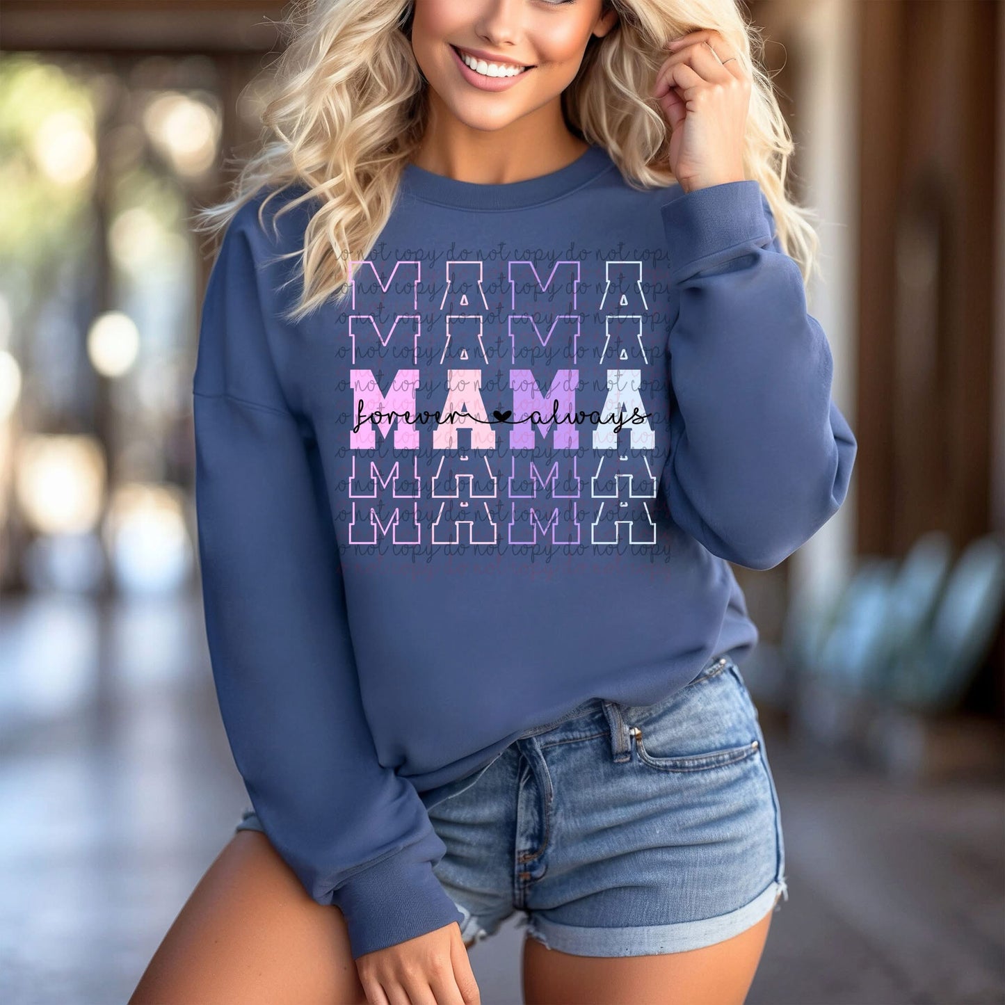Mama- forever always-DTF Transfer