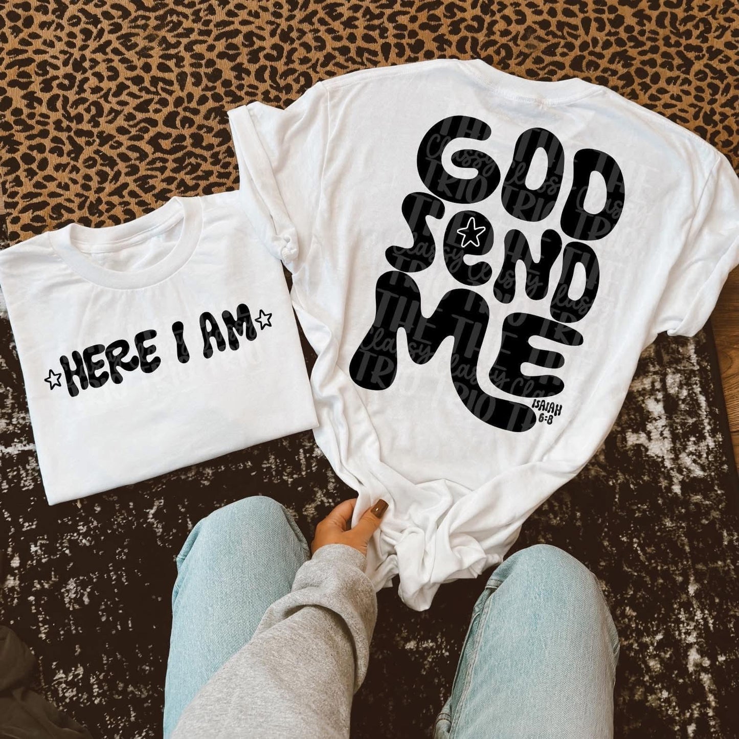 God send me-Here I am -Isaiah 6:8-SET-DTF Transfer