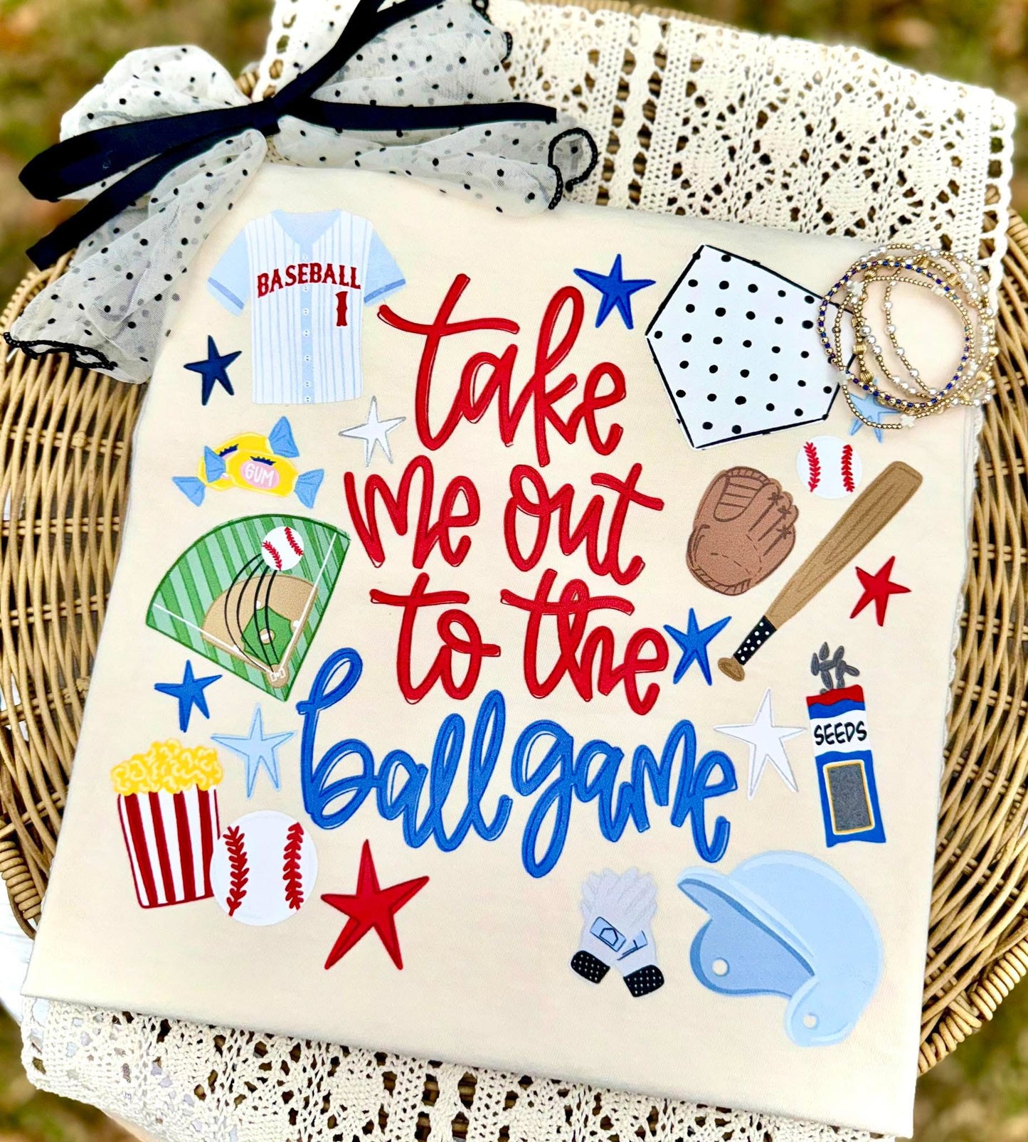 Take me out the ball game- DTF Transfer