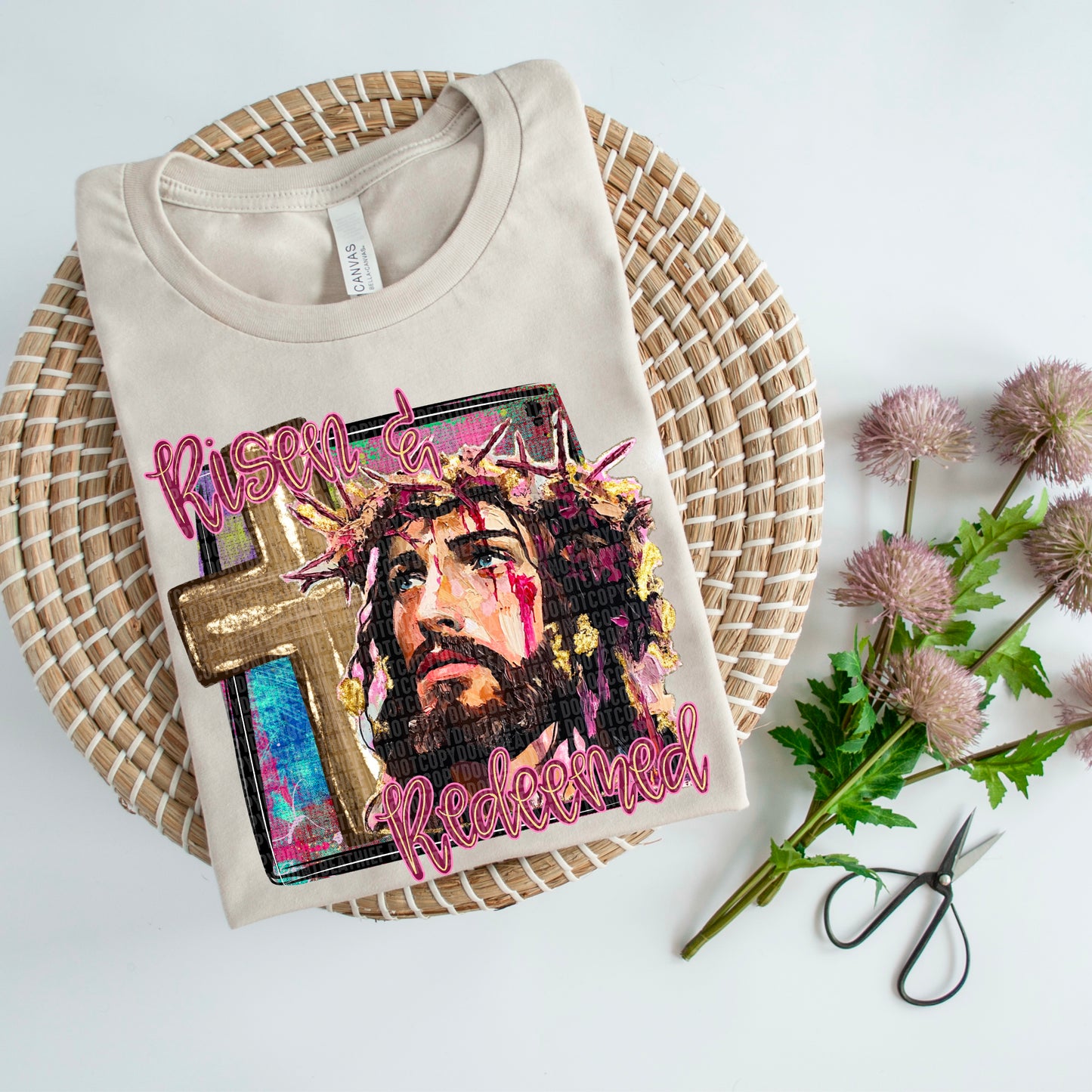Risen & Redeemed- DTF Transfer