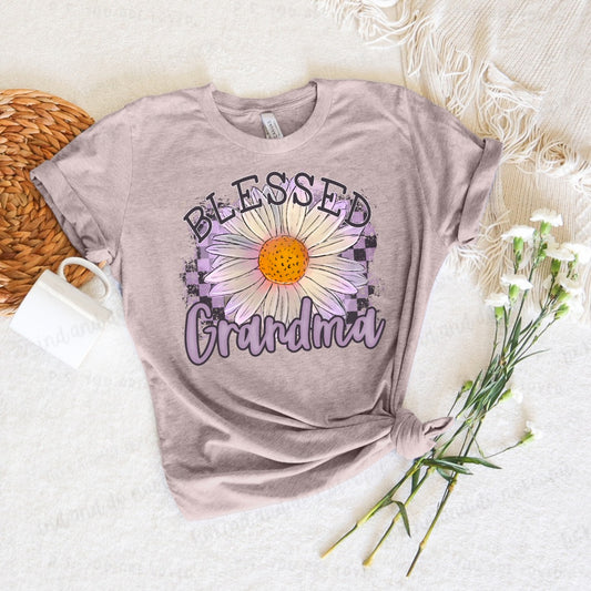 Blessed grandma flower-DTF Transfer