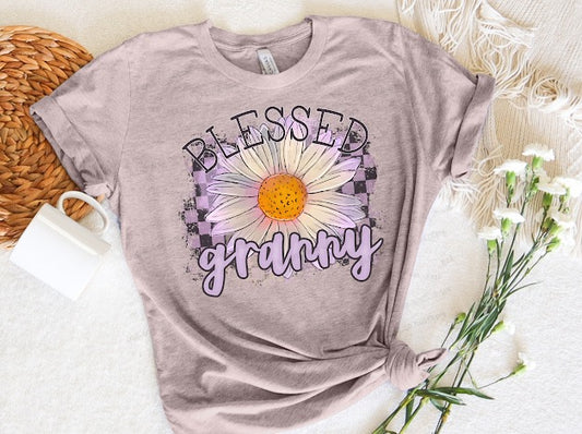 Blessed granny flower-DTF Transfer