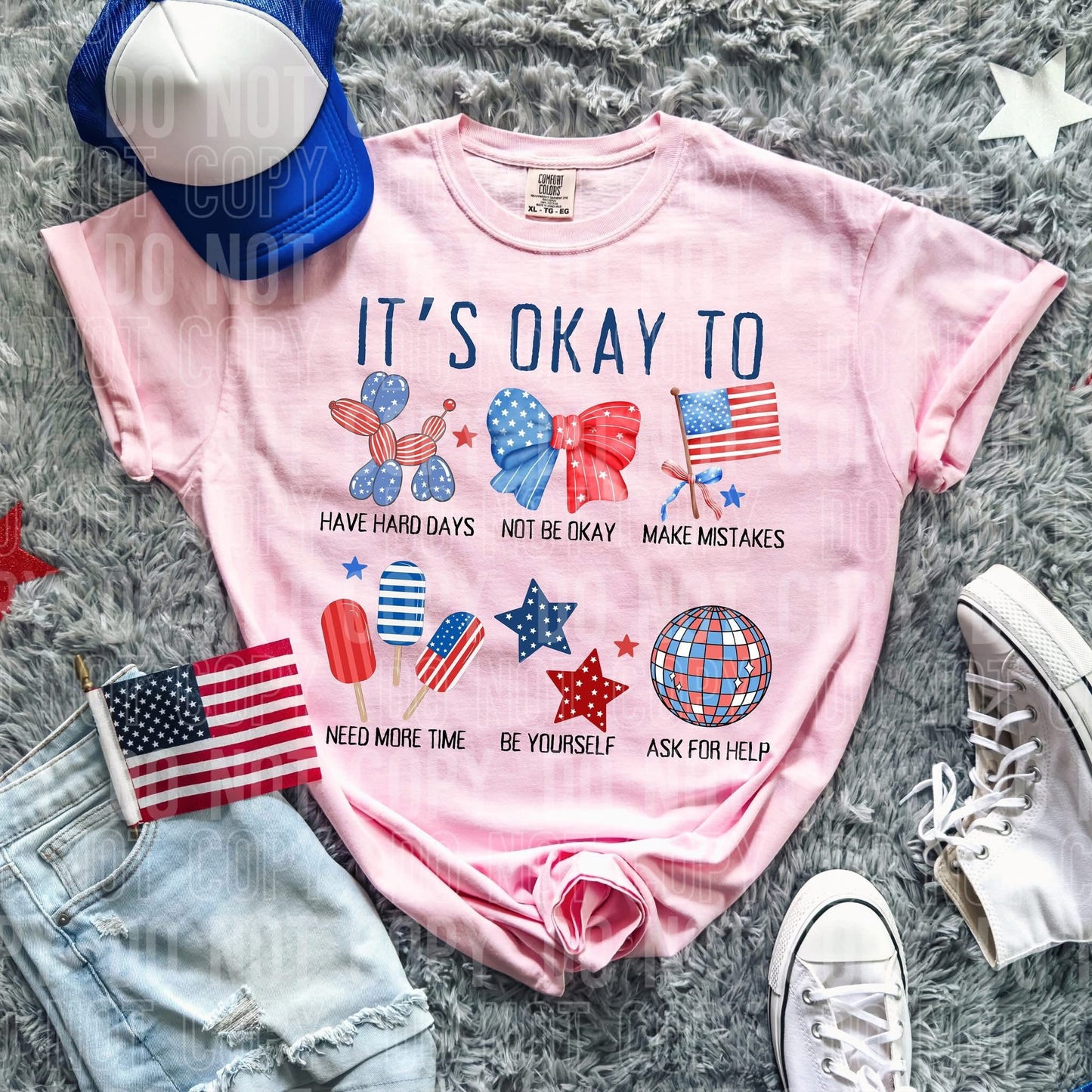 It’s okay to…4th of July-DTF Transfer