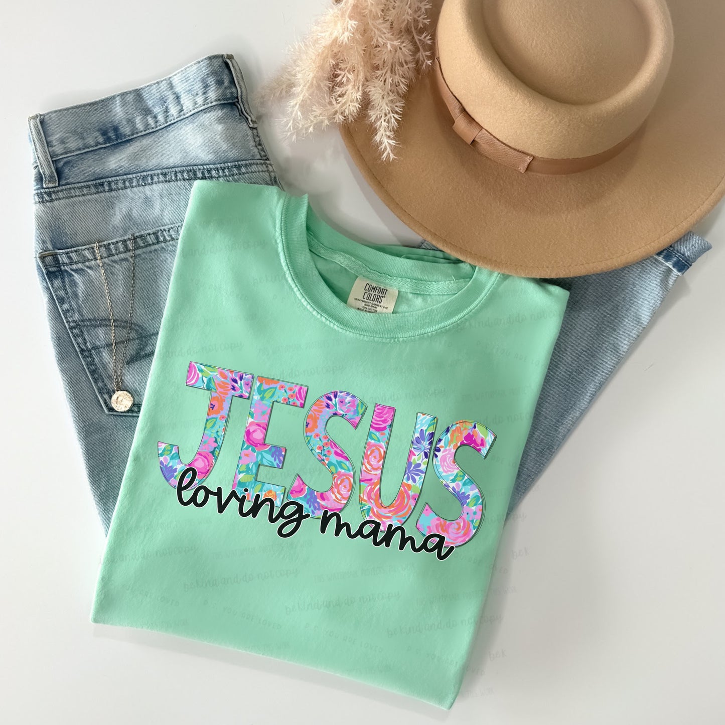 Jesus loving Mama-DTF Transfer