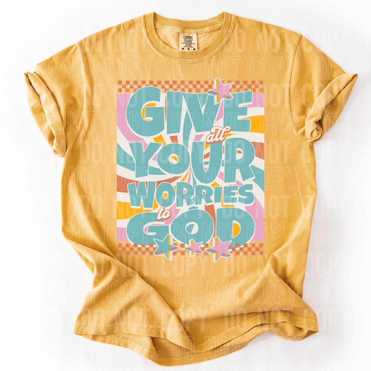 Give your worries to God-DTF Transfer