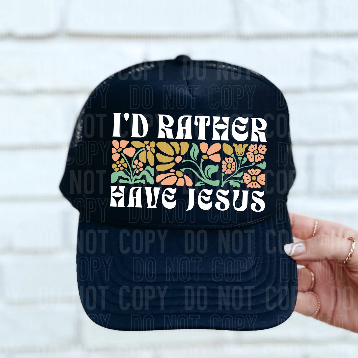 I'd rather have Jesus-DTF Transfer