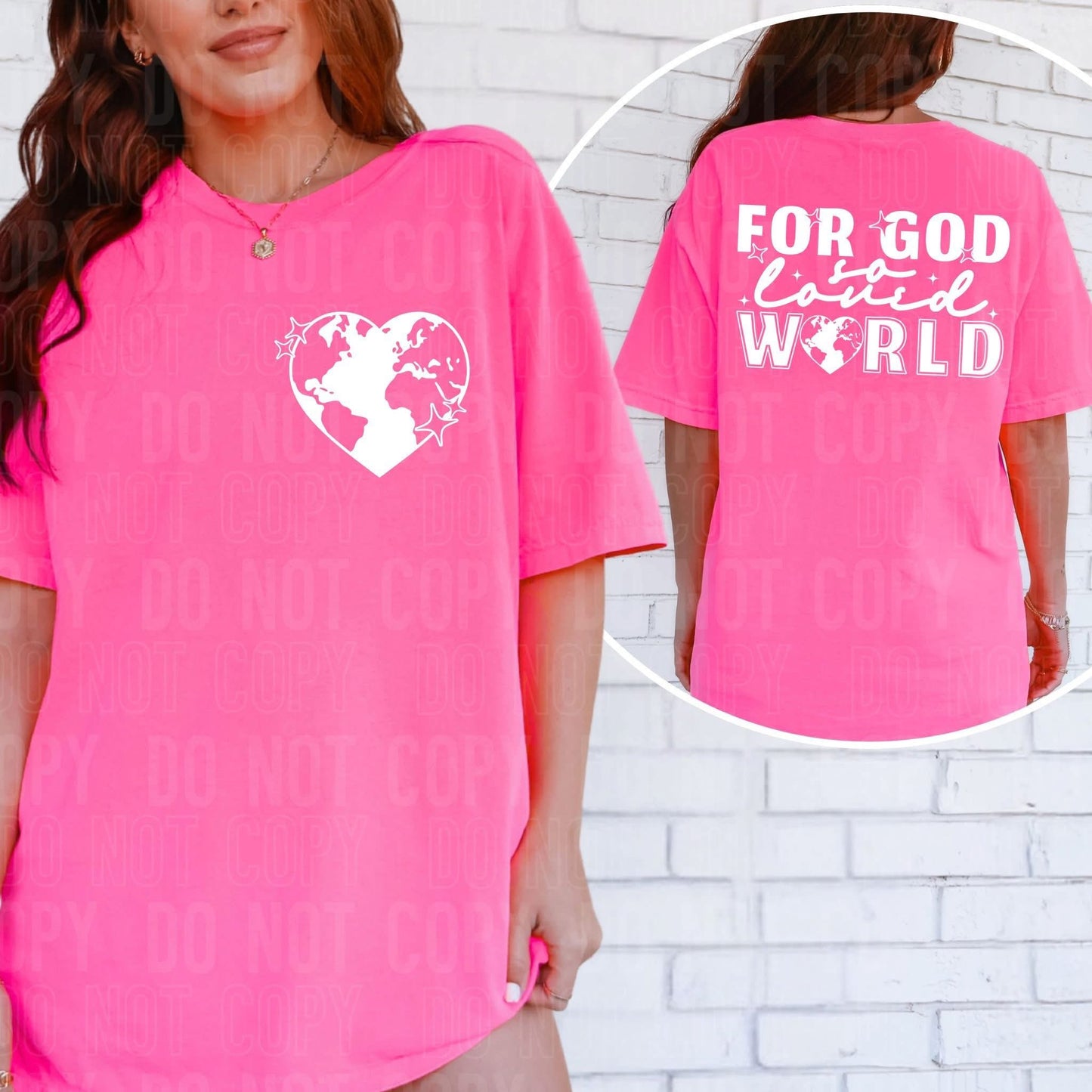 For God so loved the World- DTF Transfer