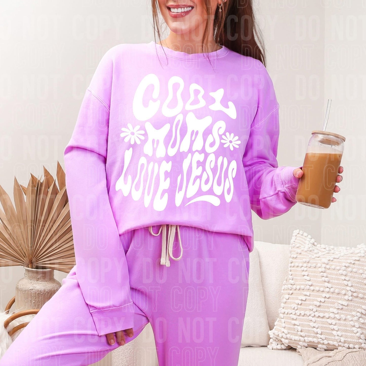 Cool moms love Jesus- DTF Transfer
