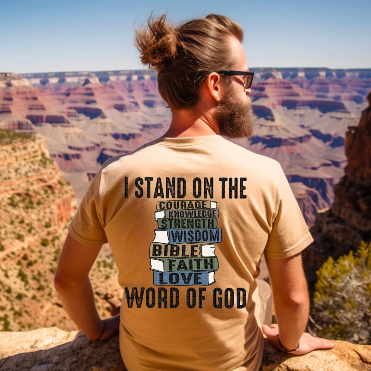 I stand on the word of God (male)- dtf transfer