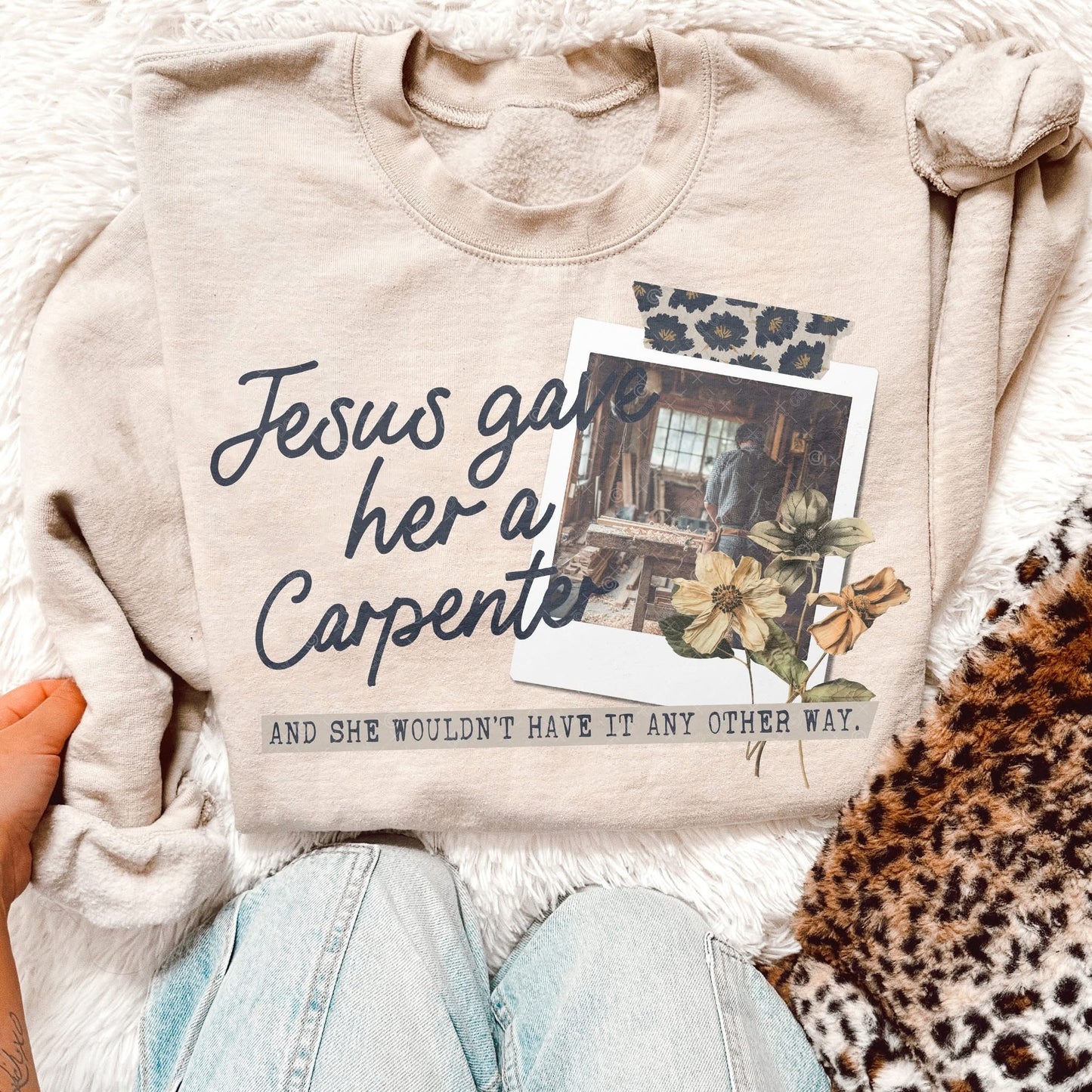 Jesus gave her a ........DTF Transfer - WITHOUT CUSTOM PHOTO